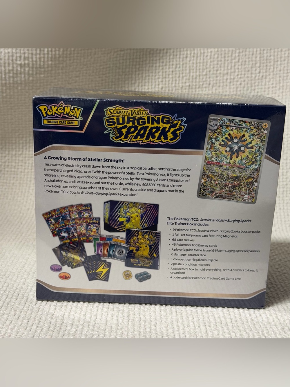 Pokemon Trading Card Games Scarlet & Violet 8 Surging Sparks Elite Trainer Box - Picture 3 of 4